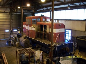locomotive #2, 1955 GE 65 ton center cab