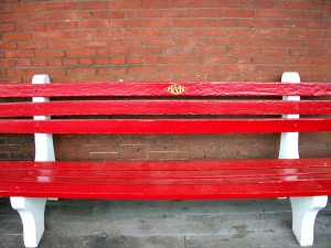 M&H Railroad Station bench