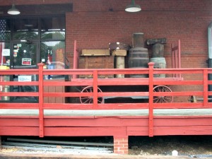 railroad station decking